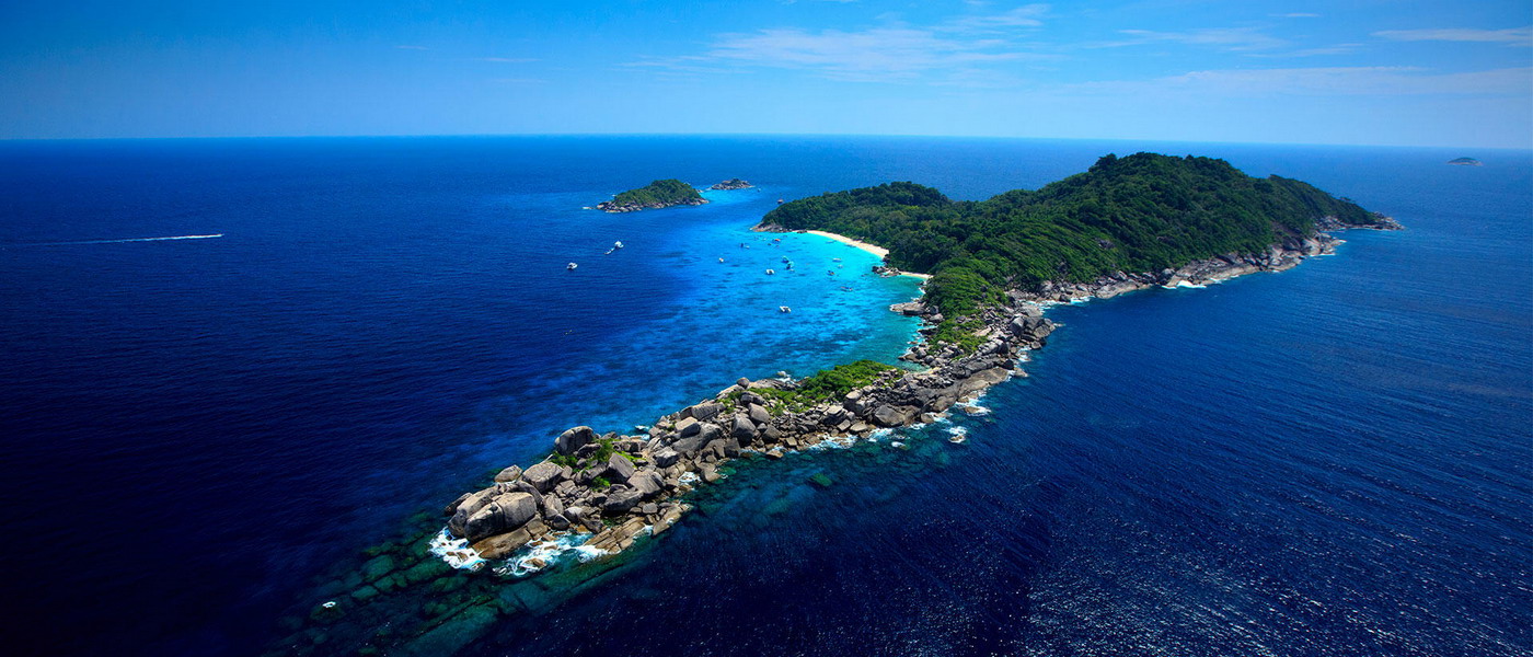 Breathtaking view of the Similan Islands